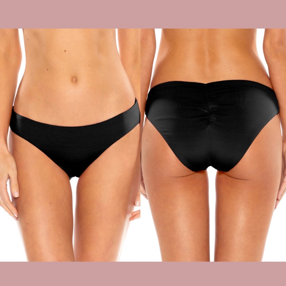 New $48 Becca [ Medium ] Shirred Color Code Hipst… - image 1